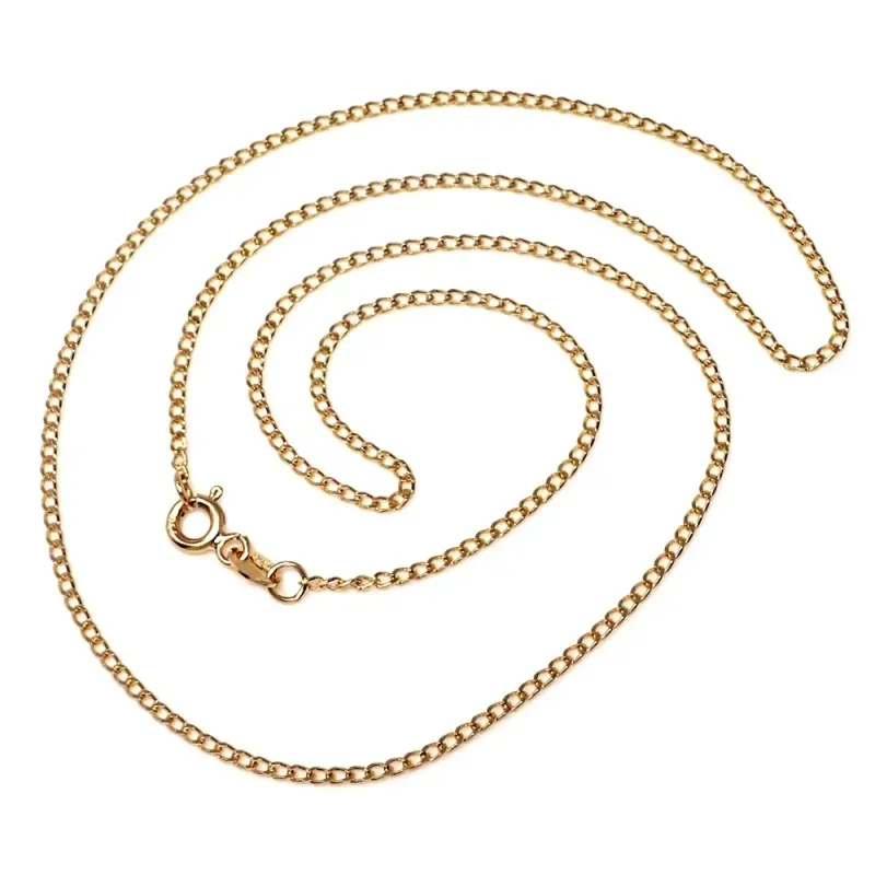 Cadena oro 18k 45cm. barbada 1.2mm. [AB0710]