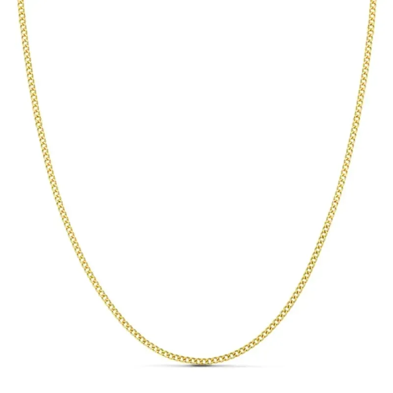 Cadena oro 18k 45cm. barbada 1.2mm. [AB0710]