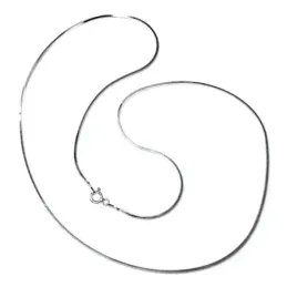 Cadena plata ley 925m lisa 50cm. cola topo diamantada 0.35mm [AB0410]