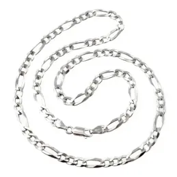 Cadena plata ley 925m lisa 50cm. alternada 3x1 1.20mm. [AB0419]