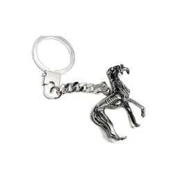 Llavero plata Ley 925m perro galgo caza [AB1029]