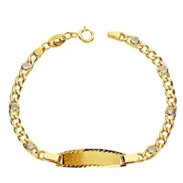 Esclava oro 18k hueca circonita 13cm.  [AB1790GR]
