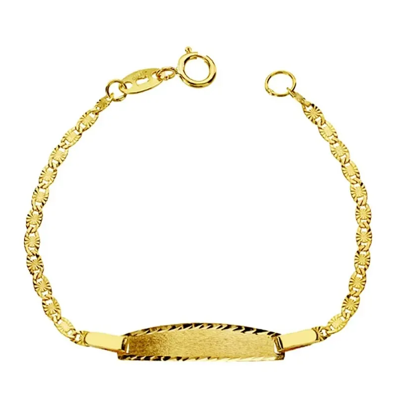Esclava oro 18k tallada 12cm. [AB1791]