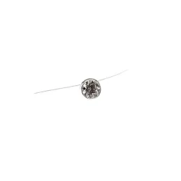 Gargantilla plata Ley 925m hilo sedal 41cm. chatón 4mm. [AB1608]