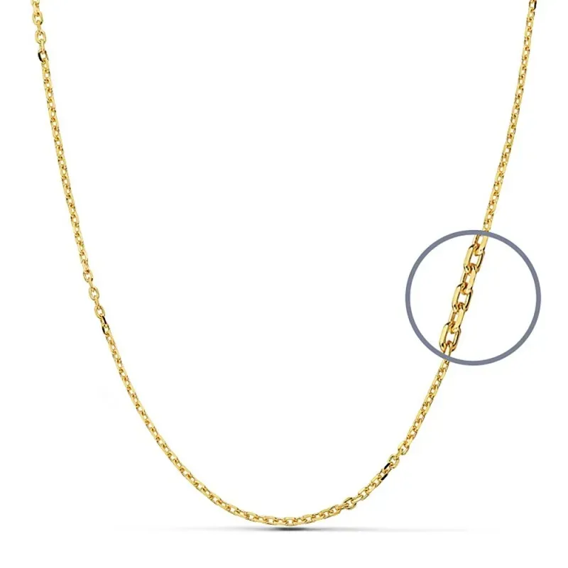 Cadena oro 9k forzada 60cm. 4.5gr. [AB2468]