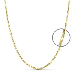 Cadena oro 9k cartier 50cm. 2mm. 3.7gr. [AB2474]