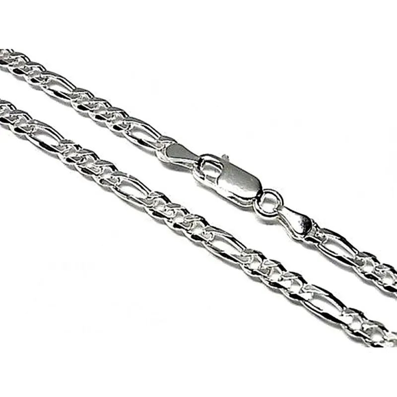 Cadena plata ley 925m 60cm. alternada 3x1 hilo 1.00mm. [AB2550]