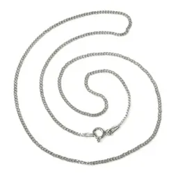 Cadena plata ley 925m 40cm. barbada 0.40mm. [AB2651]