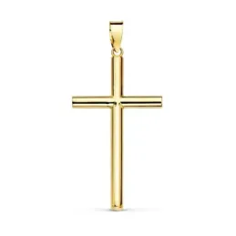 Cruz oro 18k palo liso 29mm. [AB2894]