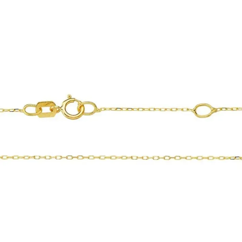 Gargantilla oro 18k flecha cupido 45cm. 20mm. [AB2910]