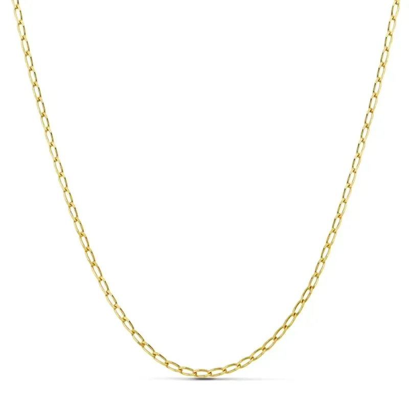 Cadena oro 18k bilbao hueca 45cm. [AB2988]
