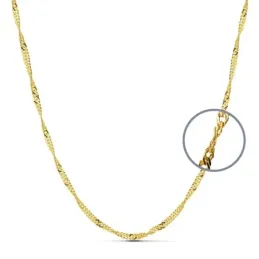 Cadena oro 18k 40cm. singapur 2,5mm. [AB2990]