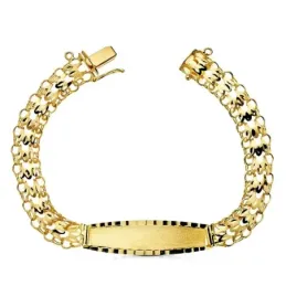 Esclava oro 18k princesa 17,5cm. [AB2991]