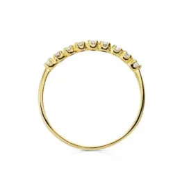 Sortija oro 18k multipiedra 2mm. [AB3028]