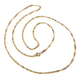 Cadena oro 18k Singapur hueca 50cm. 1,65gr. [AB3207]