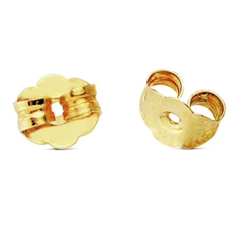 Fornitura oro 18k flor presión. 1 unidad [AB3289]