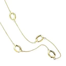 Gargantilla oro 18k eslabones 80cm. 13,20gr.  [AB3339]