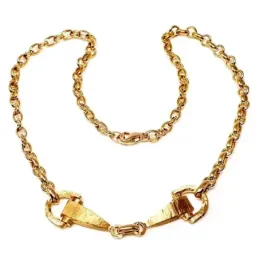 Gargantilla oro 18k estribos 48cm. 15,50gr.  [AB3362]