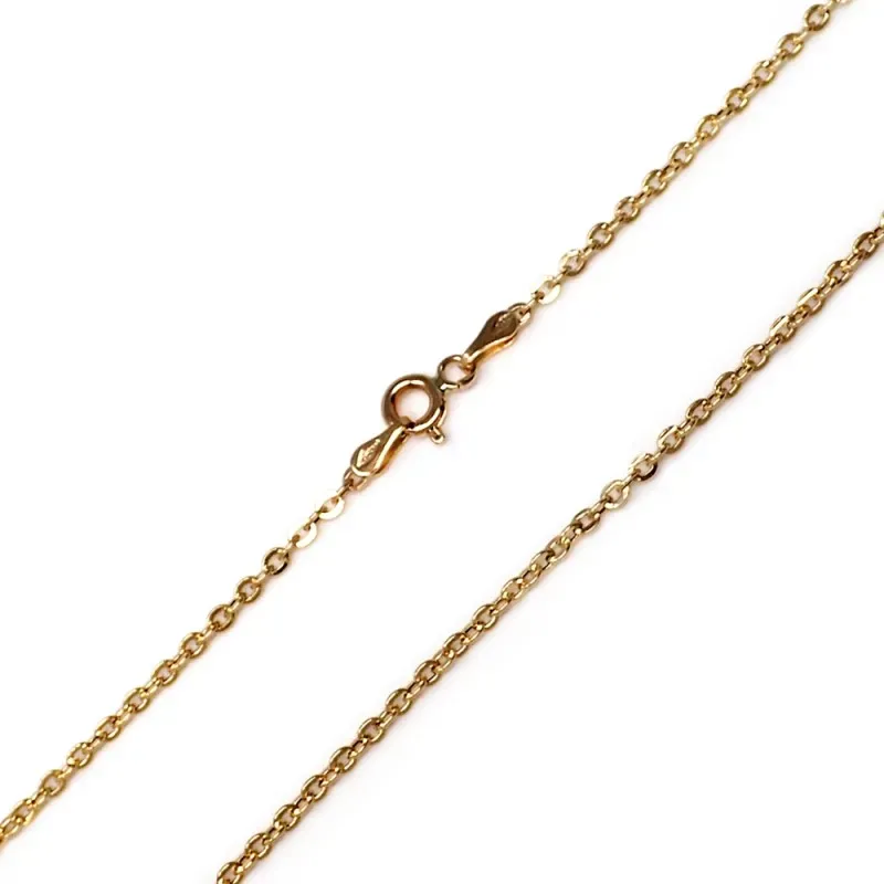 Cadena oro 18k forzada hueca 45cm. 1,95gr.  [AB3450]