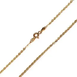 Cadena oro 18k forzada hueca 50cm. 2,15gr.  [AB3451]