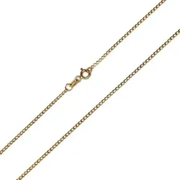 Cadena oro 18k Barbada 45cm. 1mm. [AB3766]