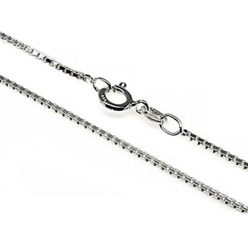 Cadena plata Ley 925m 45 cm. modelo veneciana [AB4325]