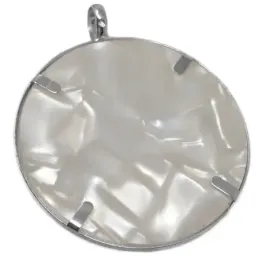 Colgante plata Ley 925m árbol vida raíces cerco 40mm. [AB4372]