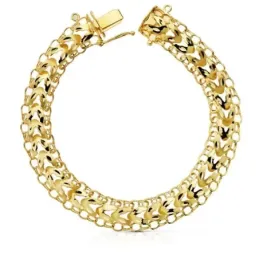 Pulsera oro 18k princesa 21cm. 10mm. [AB4616]