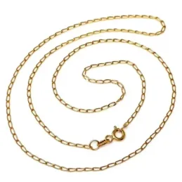Cadena oro 18k bilbao hueca 50cm. 2.5mm. [AB4791]