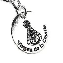 Pulsera plata Ley 925m fetiche 18.5cm. monumentos Jaén [AB6081]