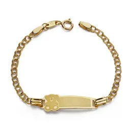 Esclava oro 18k osito 12.5cm. [AA0212]