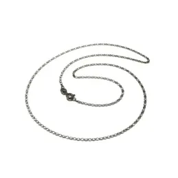 Cadena oro blanco 18k diamantada 40cm. espesor 1.5mm. [AB8745]