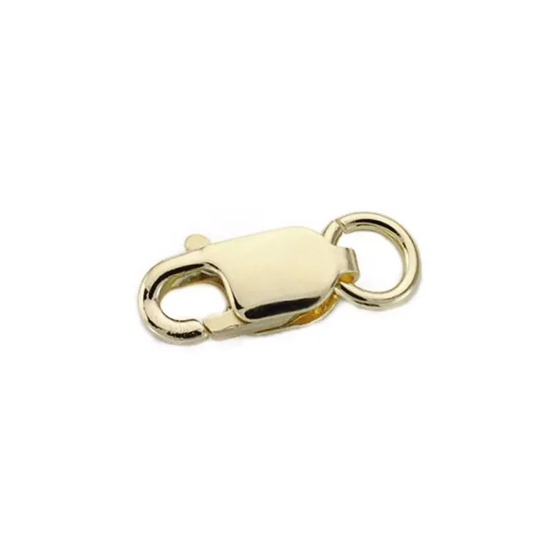 Fornitura oro 18k cierre 10mm. mosquetón asa [AB9380]