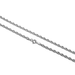 Cadena plata Ley 925m tipo calabrote 45cm. largo [AC0675]