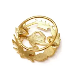 Pin solapa Farmacia oro 18k insignia profesional 15mm.