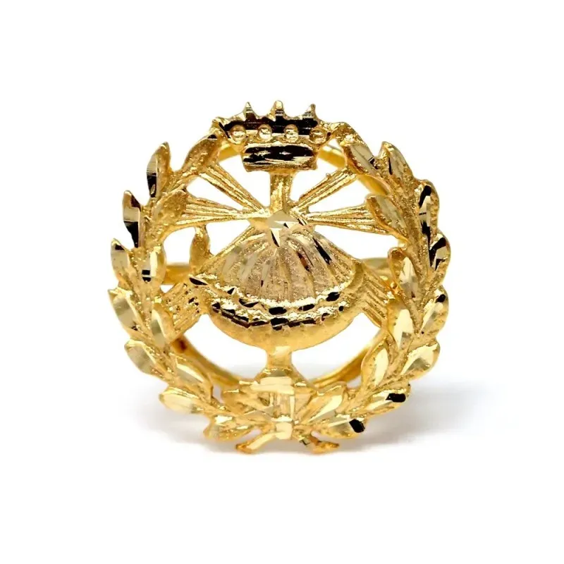 Pin solapa Química oro18k insignia profesional 15mm.