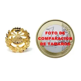 Pin solapa Química oro18k insignia profesional 15mm.