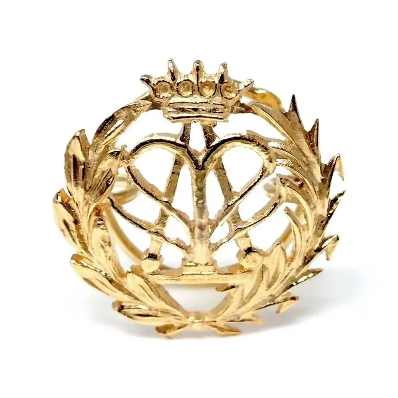 Pin solapa Física oro 18k insignia profesional 16mm.