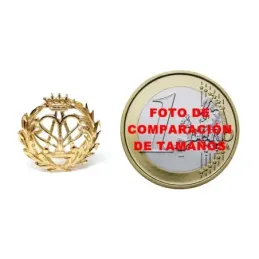 Pin solapa Física oro 18k insignia profesional 16mm.