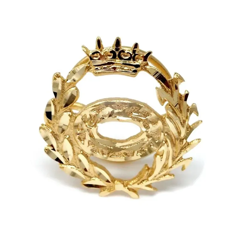 Pin solapa Biología oro 18k insignia profesional 16mm.