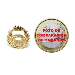 Pin solapa Biología oro 18k insignia profesional 16mm.