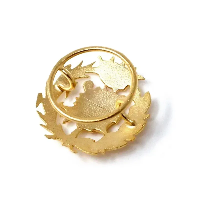 Pin solapa Empresariales oro 18k insignia profesional 17mm.