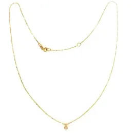 Colgante con cadena Oro Amarillo 18k modelo Garritas (1 Diamante 2,50mm. 0,06cts.) Colgante:2,50mm.