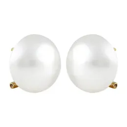 Pendientes Oro Amarillo 18k modelo Sofía (2 perlas japonesas 15-16mm.)