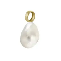 Colgante Oro Amarillo 18k modelo Daniela (1 perla barroca 11-12x15mm.)