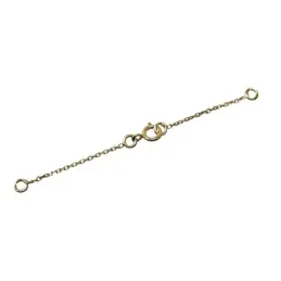 Fornitura cadena seguridad oro 18k forzada 6.5cm. con reasa