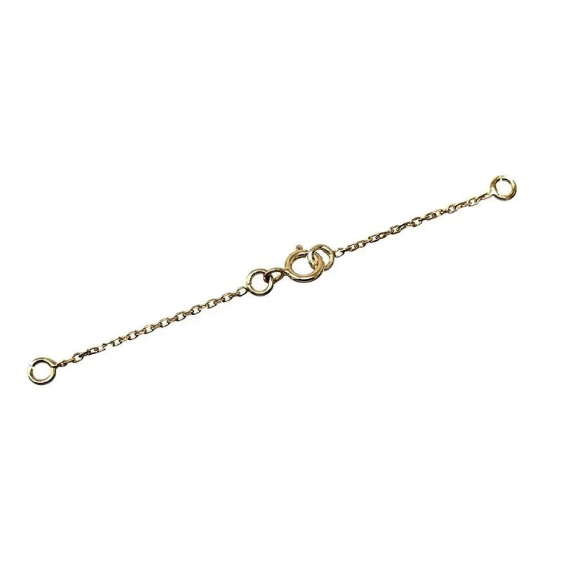 Fornitura cadena seguridad oro 18k forzada 6.5cm. con reasa