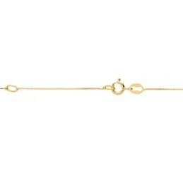 Gargantilla oro bicolor 18k cadena 42cm. veneciana colgante bola del mundo 16mm. cerco circonitas