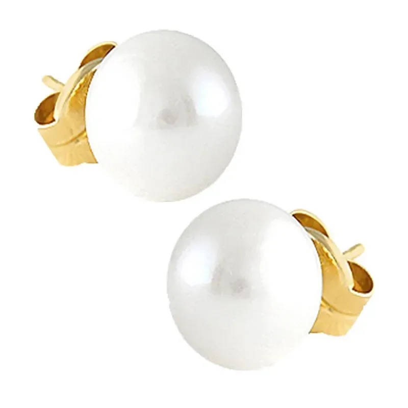 Pendientes oro 18k colección Elizabeth 14-15mm. perlas cultivadas cie