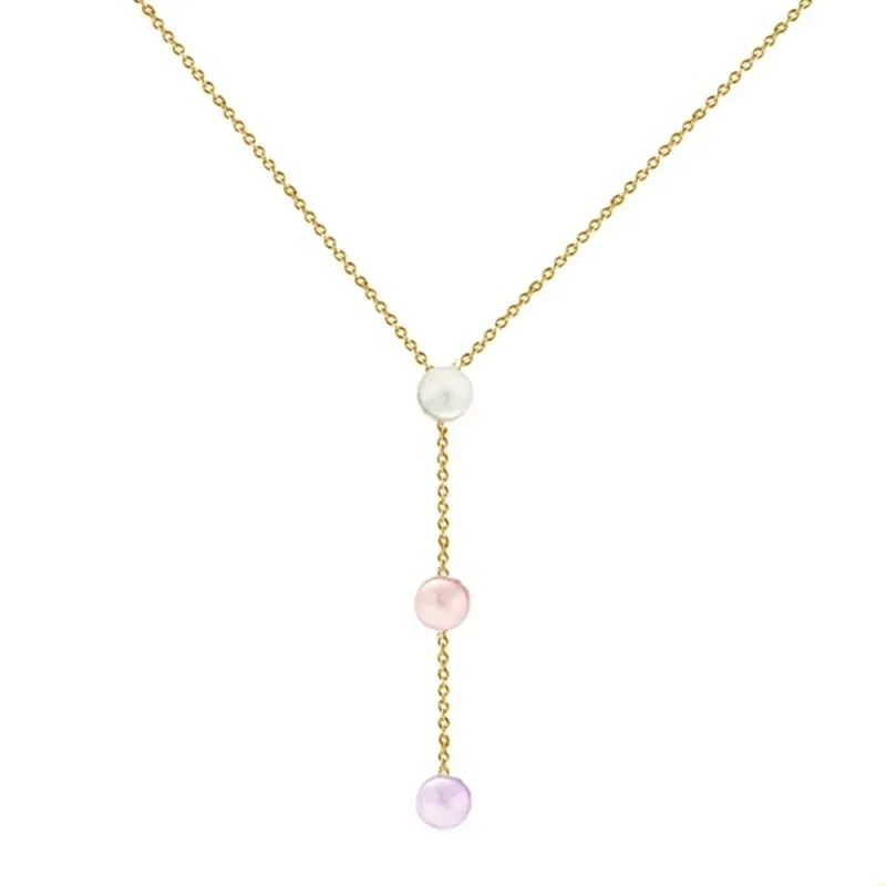 Gargantilla oro 18k colección Alexandra 45cm. perlas cultivadas 7mm.